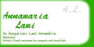annamaria lami business card